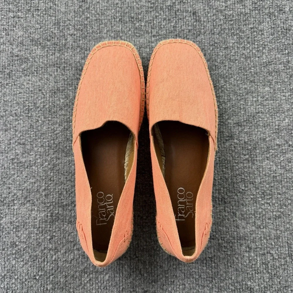 Franco Sarto‎ Coral Canvas Espadrille Flats Size 9.5W